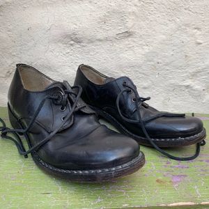 black and gold shoes